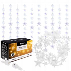 Гірлянда вулична (зовнішня) бахрома Springos 2 м 180 LED CL4003 Cold White/Blue