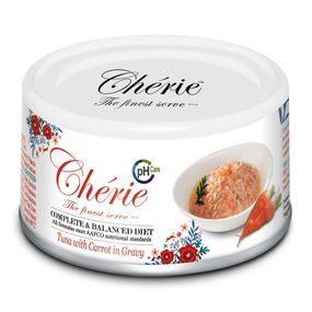 Вологий корм для котів з тунцем Cherie Urinary Care Tuna & Carrot, 80 гр
