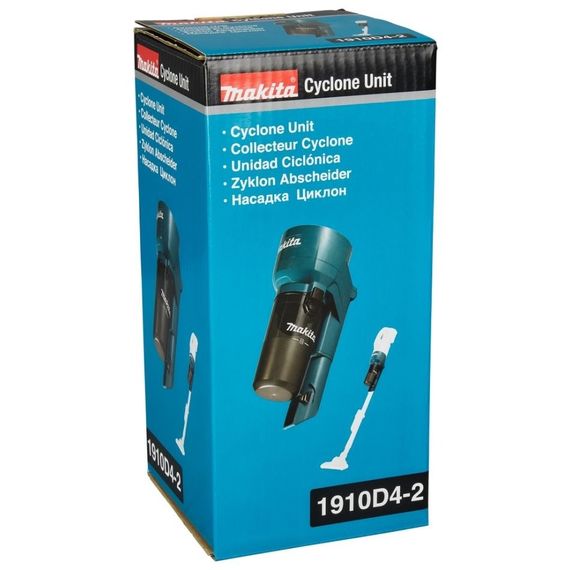 Насадка циклон з фіксатором для аккумуляторного пилососа Makita DCL140, DCL180, DCL181, DCL280, DCL281, DCL286F, CL001G, CL003G (1910D4-2) | Зображення 3