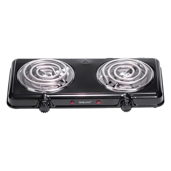 Електроплита двоконфоркова настільна плита 2000 Вт Sokany SK-5110