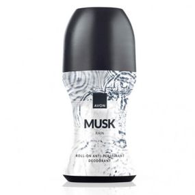 Дезодорант-антиперспирант с шариковым аппликатором Avon Musk Rain, 50 мл