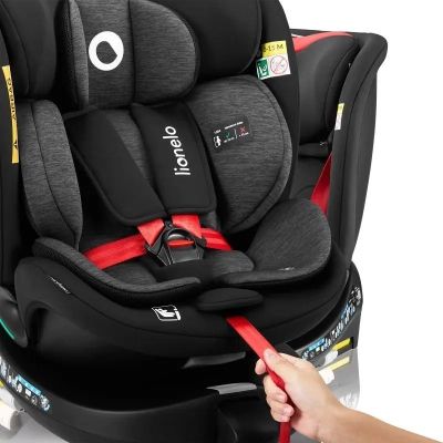 Автокресло Lionelo Navy I-Size Black Red (LO-NAVY I-SIZE BLACK RED) | Зображення 4