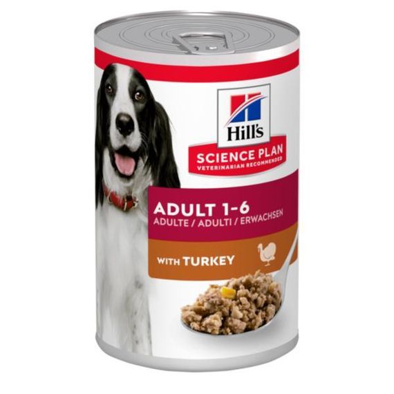 Hill's SP Adult Вологий корм для дорослих собак, з індичкою, консерва, 370 г