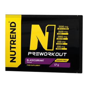 Предтренировочный комплекс Nutrend N1 17 g, Blackcurrant