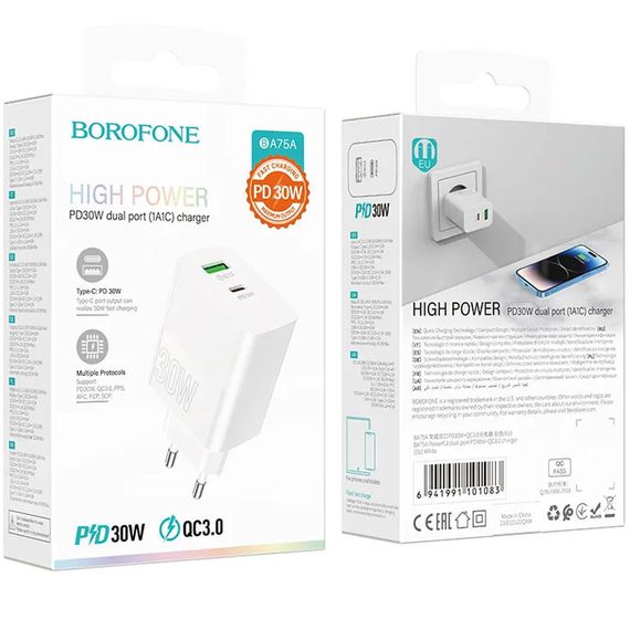ЗЗП Borofone BA75A PD30W+QC3.0 | Зображення 4