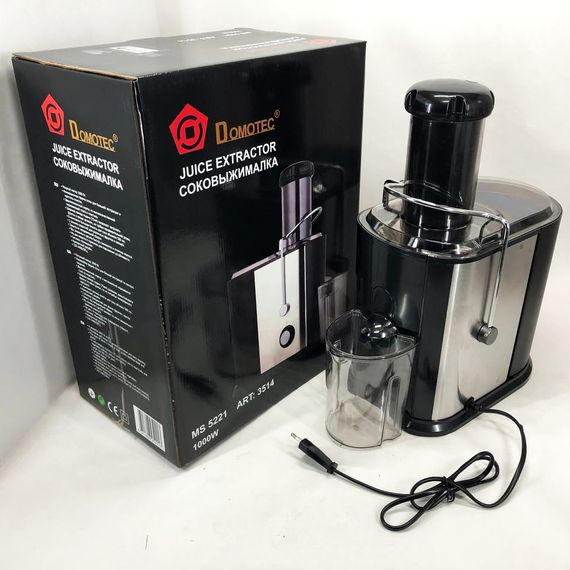 Электрическая соковыжималка для апельсинов Domotec MS-5221 1000 W, Ручная соковыжималка для цитрусовых UN-96 | Зображення 9