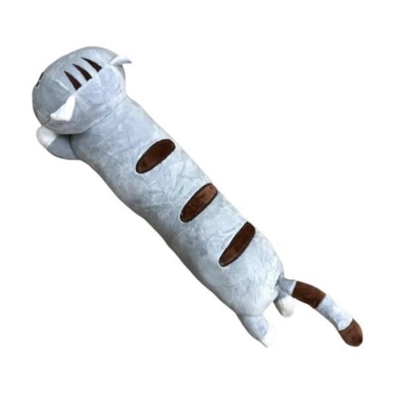 Игрушка мягкая обнимашка Котик 70см Серый