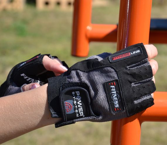 Рукавички для фітнесу Power System PS-2300 Fitness Grey/Black XS | Зображення 6