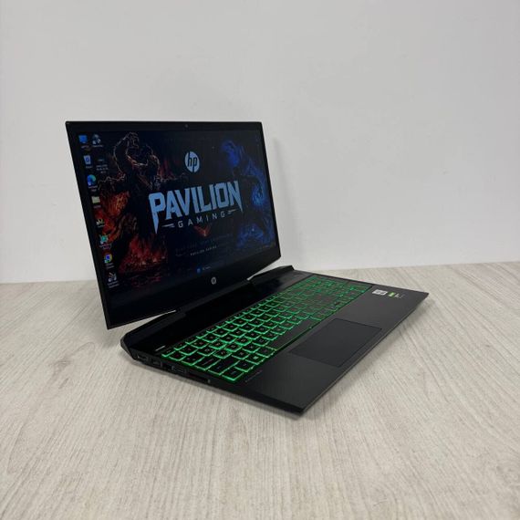 Игровой ноутбук HP Pavilion Gaming 15-dk1001ua / 15.6" (1920x1080) IPS / Intel Core i5-10400H (4 (8) ядра по 2.6 - 4.6 GHz) / 16 GB DDR4 / 256 GB SSD / nVidia GeForce GTX 1650 Ti, 4 GB GDDR6, 128-bit / WebCam б/у | Зображення 3