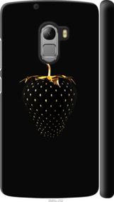 Чохол на Lenovo A7010 Чорна полуниця "3585m-232-24368"