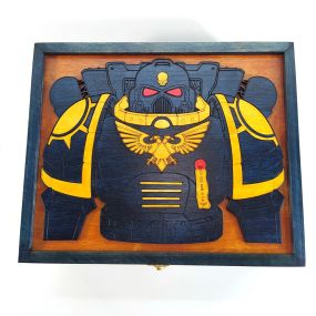 Ящик с крышкой Warhammer 24,5х19,5х10,8 см Мастерская мистера Томаса Дерево Лак