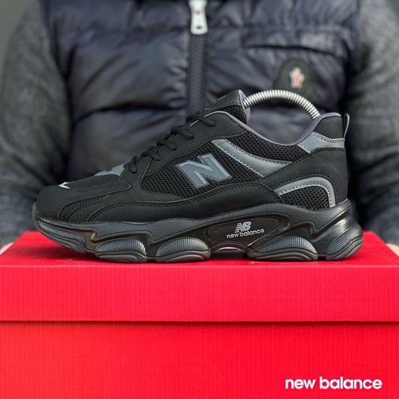 Кросівки  літні New Balance сітка чорні | Зображення 6