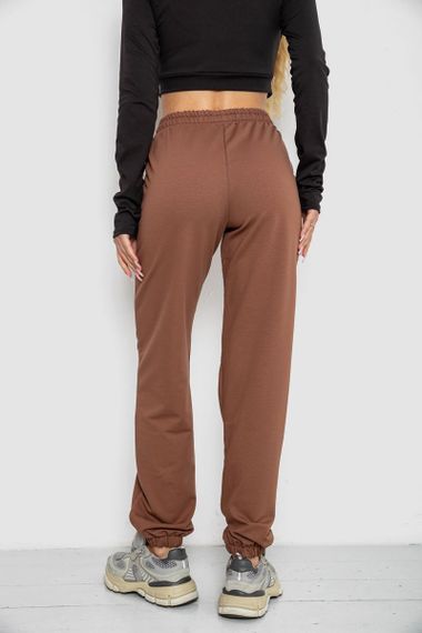 Спорт штани женские  -уценка, цвет темно-коричневый, 247R4670-1-U-9 | Зображення 3