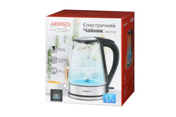 Електрочайник Ardesto EKL-F110 1.7 л | Зображення 5