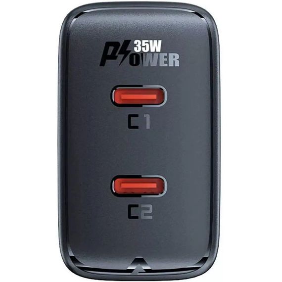 МЗП Acefast A49 PD35W GaN (2USB-C) Black | Зображення 3