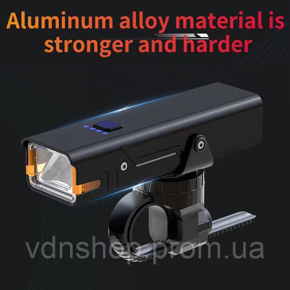 Потужний велосипедний ліхтар в алюмінієвому корпусі, Ліхтар для велосипеда із захистом від води IE-28 | Зображення 5