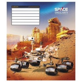 Тетрадь ученическая "Space singularity" 012-3384L-4 в линию, 12 листов