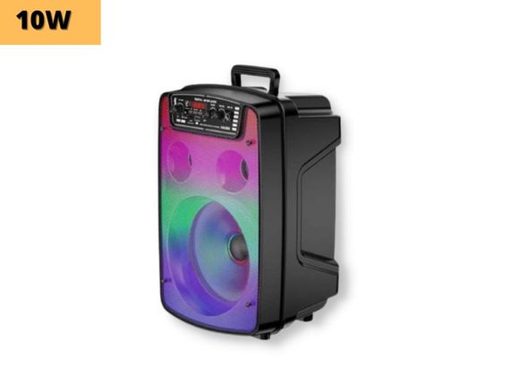 Портативна колонка XPRO OTY-808 валіза 10Вт, USB, SD, FM радіо, Bluetooth, 1 мікрофон, ДК (MER-15705) | Зображення 1