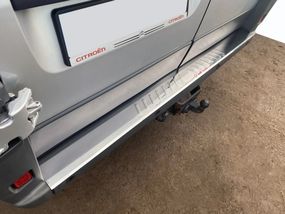 Накладка на задній бампер (нерж) для Peugeot Boxer 2006-2024 та рр