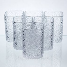 Набір склянок для напоїв Matrix Glass 6 штук по 195 мл HP-17-42