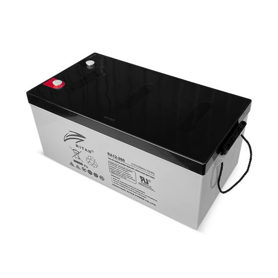 Аккумуляторная батарея AGM RITAR RA12-260, Gray Case, 12V 260.0A h