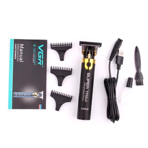 Машинка для стрижки VGR V-082 акумуляторна бездротова професійна + 3 насадки триммер для волосся | Зображення 4