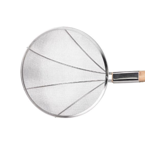 Шумовка "паук" с деревянной ручкой Ø 32 см для фритюра и вока HP-19-19-32CM | Зображення 5