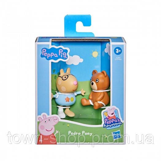 Фигурка Peppa - Педро с медвежонком | Зображення 1