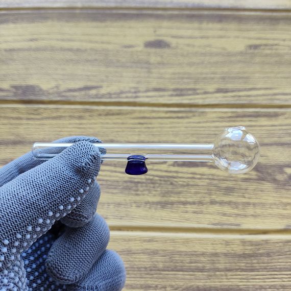 Стеклянная трубка Pocketbowl Stand Oil Blue | Зображення 1