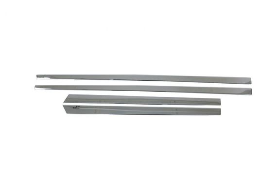 Молдинг дверні (4 шт, нерж) для Mitsubishi L200 2015↗ рр.
