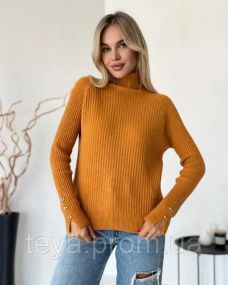 Свитер цвет горчичный размеры S, M, L FI_009266