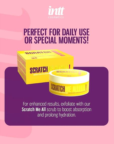 Скраб для тела Intt SCRATCH ME ALLLL! гель с микросферами, 100 мл sexstyle | Зображення 3