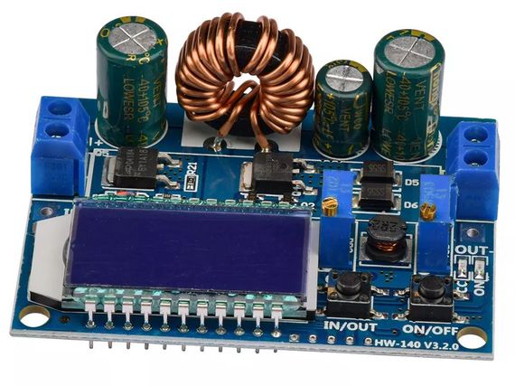 Модуль преобразователь с регулятором напряжения и дисплеем 35W Diymore | Зображення 2