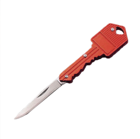 Брелок-нож в виде ключа 12.5 cm, Красный