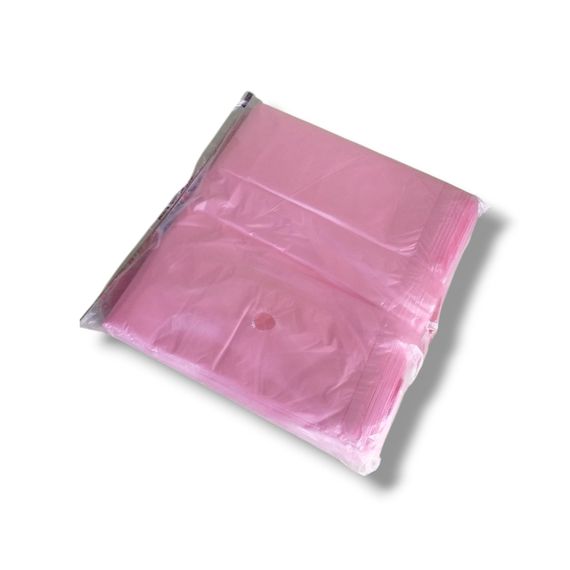 Пакет поліетиленовий майка 24x42см (200шт/уп) 7мкм рожевий Istok | Зображення 1