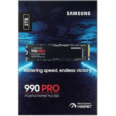 Накопичувач SSD Samsung M.2 2TB PCIe 4.0 990PRO (MZ-V9P2T0BW) | Зображення 4