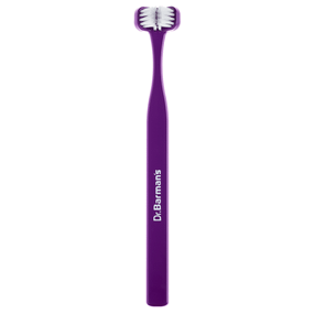 Тристороння зубна щітка Dr. Barman`s Superbrush, компактна, фіолетова