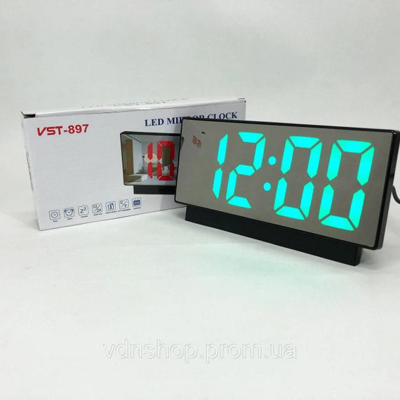 Светодиодное табло часы VST-897-4, Настольные часы со светодиодным дисплеем Настольные LED UE-84 | Зображення 6