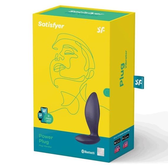 Невеликий анальний смарт-стимулятор Satisfyer Power Plug з вібрацією, фіолетовий Sex Aura | Зображення 6
