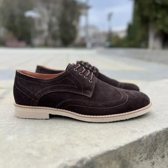 Туфли замшевые коричневые 40 размер