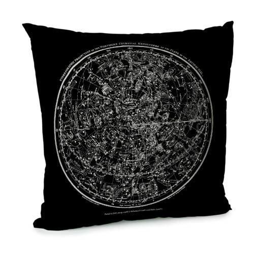 Подушка диванная с бархата Space 45x45 см (45BP_UNI018)