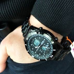 Наручні чоловічі годинники SKMEI, Годинники чоловічі в строгому стилі для модного чоловіка PA-19