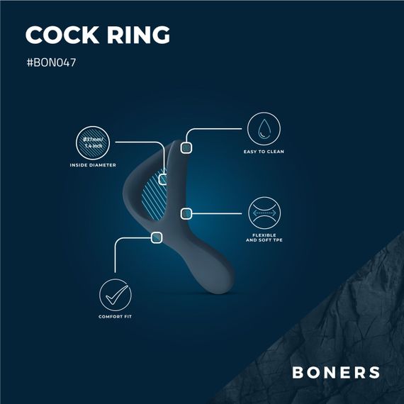 Эрекционное кольцо Boners Cock ring | Зображення 9