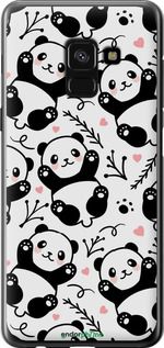 Чохол на Samsung Galaxy A8 2018 A530F Панди "4318u-1344-2448"
