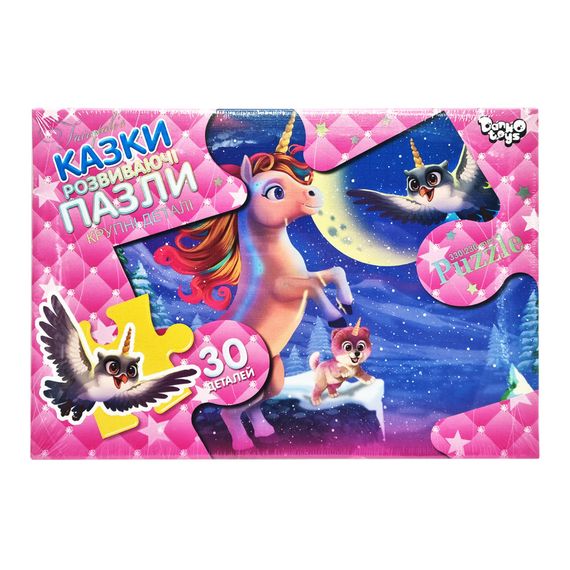 Детские пазлы-макси "Единорог" Mx30-07-02, 30 элементов