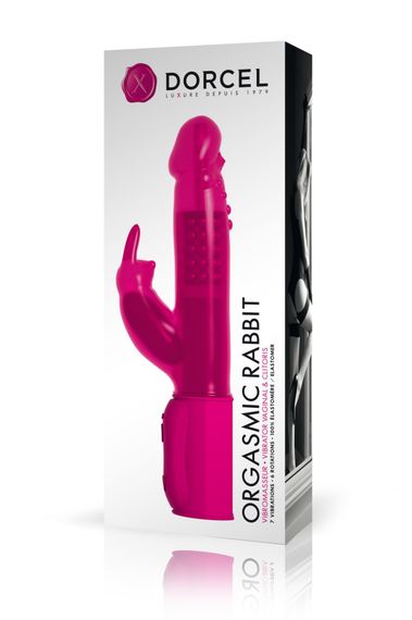 Вибратор-кролик Dorcel Orgasmic Rabbit Pink с жемчужным массажем | Зображення 4