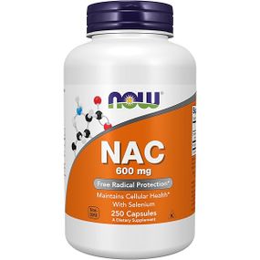 N-ацетилцистеїн NOW Foods Nac-Acetyl Cysteine ​​600 mg 250 vcaps