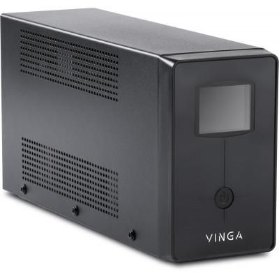 Пристрій безперебійного живлення Vinga LCD 600VA metal case (VPC-600M) (VPC-600M) | Зображення 6