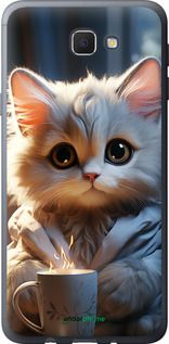 Чохол на Samsung Galaxy J5 Prime Білий кіт "5646u-465-2448"