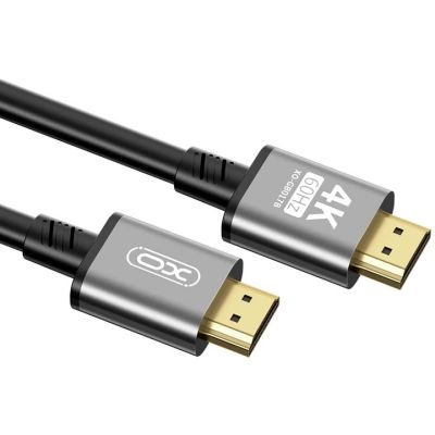 Кабель мультимедийный HDMI to HDMI 5.0m v2.0 black XO (GB017B-HDMI.tranish) | Зображення 2